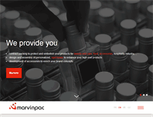 Tablet Screenshot of marvinpac.com